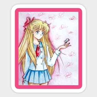 Minako Aino Butterfly Sticker